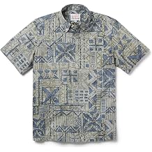 Reyn Spooner Tahitian Cotton Hawaiian Aloha Shirt - Classic Fit Button Front