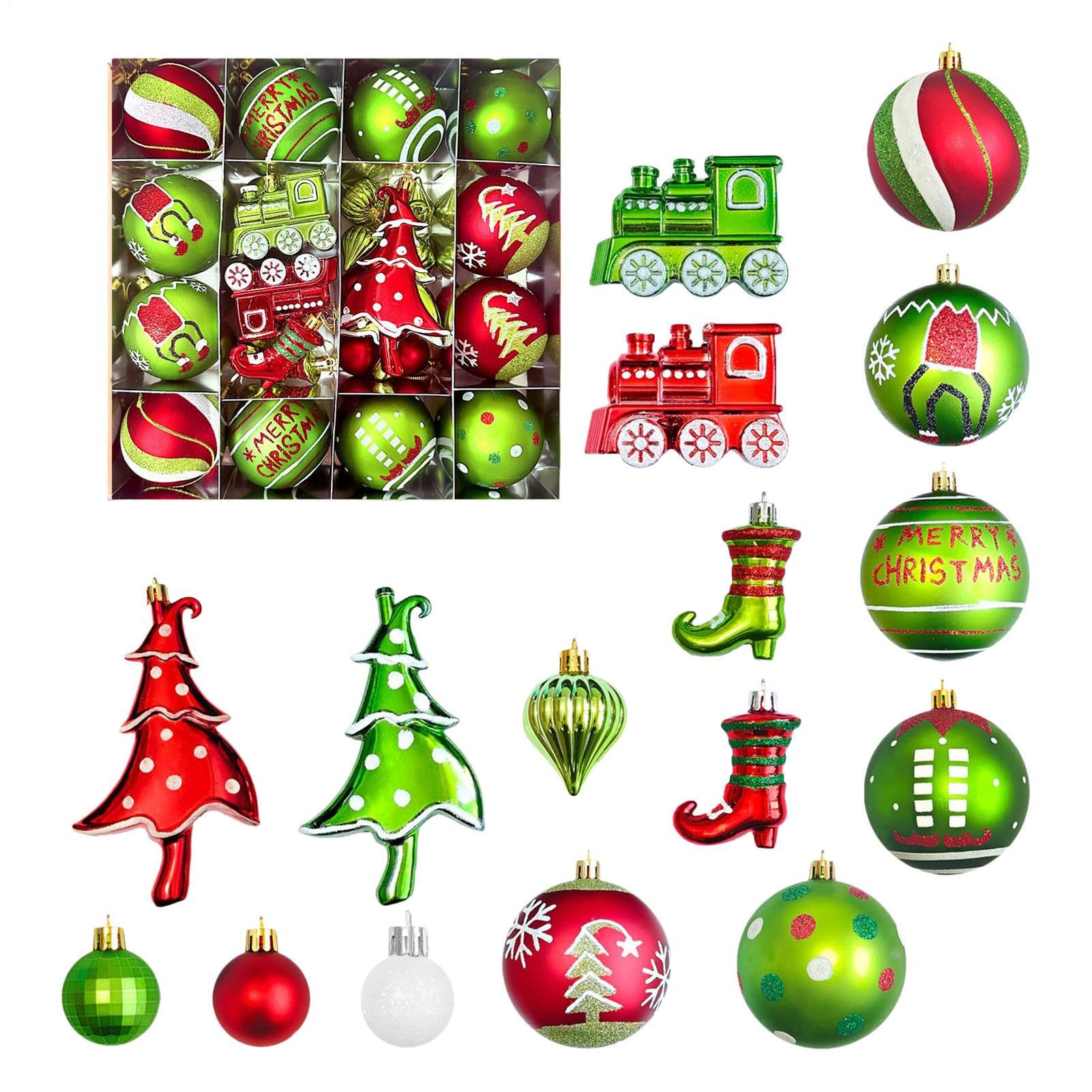 Bolas De Árbol De Navidad Juego A Prueba De Roturas | De Árbol De Navidad Irrompible Para Bodas Y De Interior Y Exterior, Para Árbol, Corona, Chimenea Y Mesa