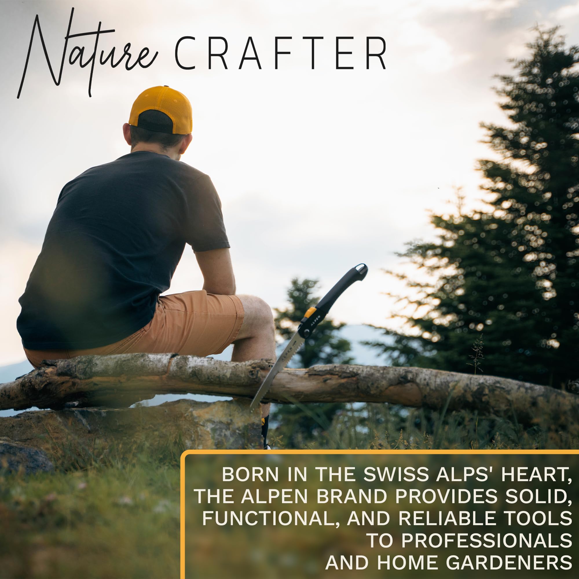 Alpen Swiss Tools Weisshorn 280 Astschere 800 mm - Profi-Gartenschere für Äste bis 40 mm - Cam-Assisted-System - SK5 Klingen - Aluminiumgriffe - Hochleistungs-Werkzeug für Baumpflege