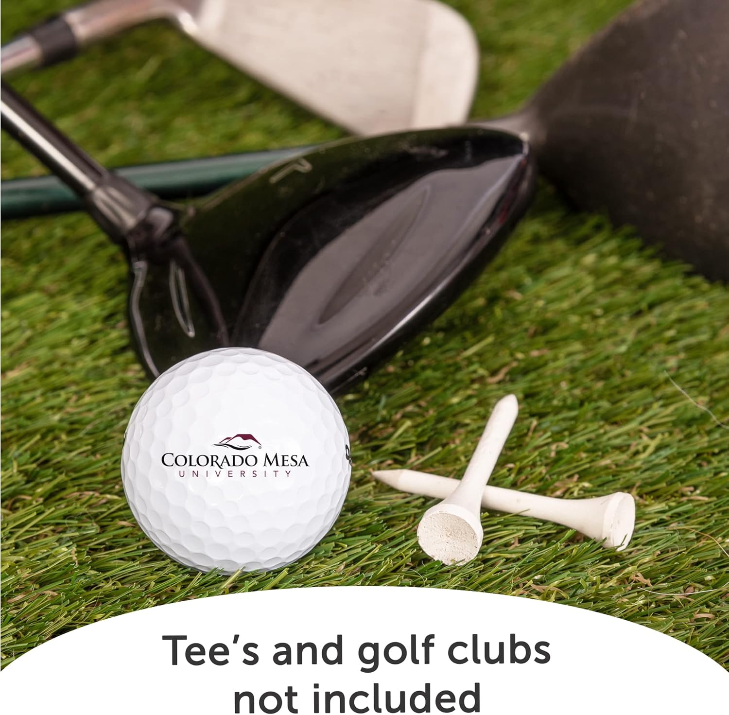 Desert Cactus Colorado Mesa University Golf Balls 12 Pack – CMU Mavericks Full Color Dozen – Officially Licensed Sport Team Accessory