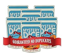 Vista 14 de 1985 Games Dados de Misterio Premium, Juego de 7 Dados Poliédricos, Dados de Corazón, Dados Rosados, Adecuados para Juegos de Rol, Juegos de Mesa