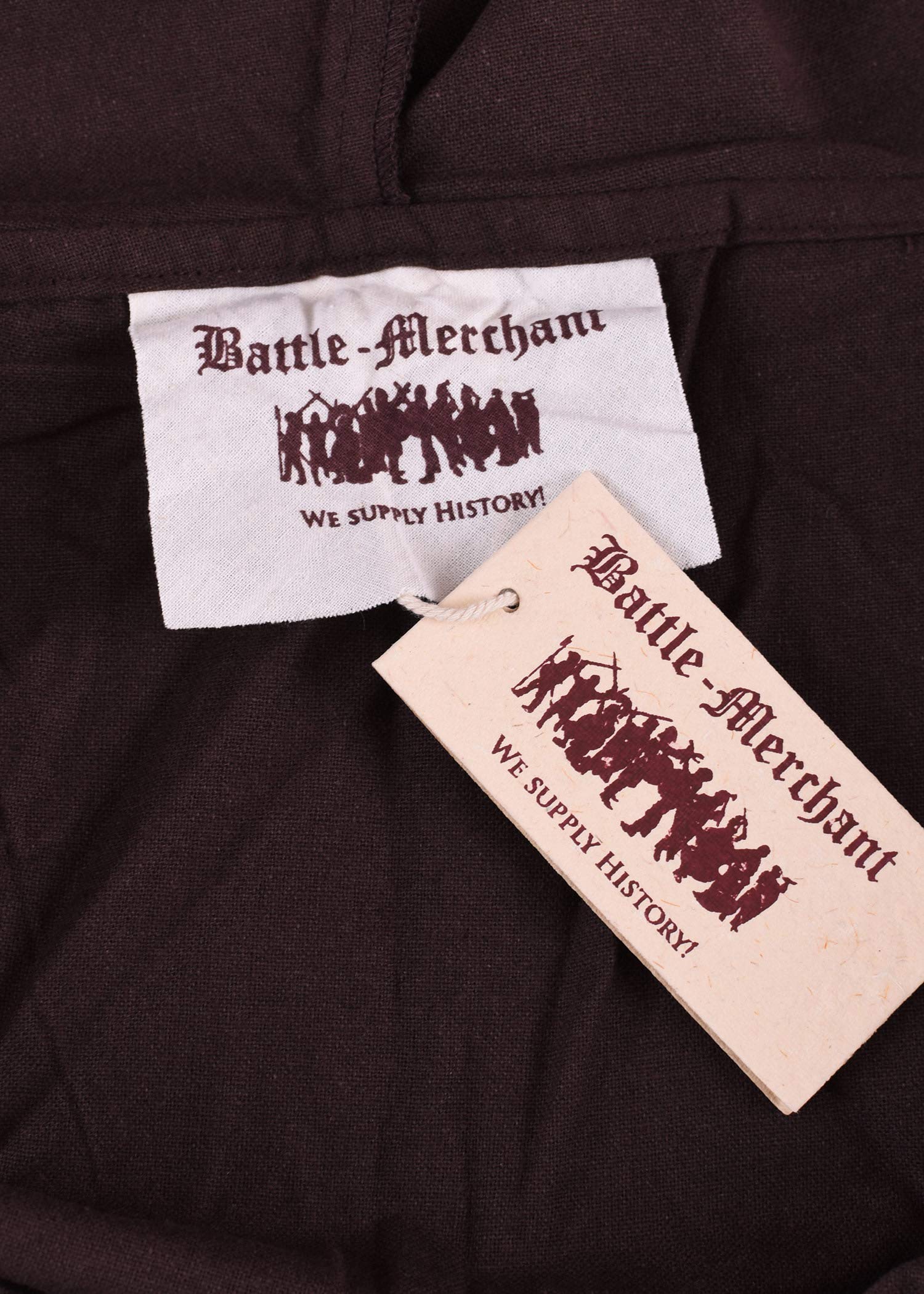 Battle-Merchant - Capa medieval con capucha/gugel - Para mujer y hombre - Ideal para LARP, estilos vikingos o disfraces
