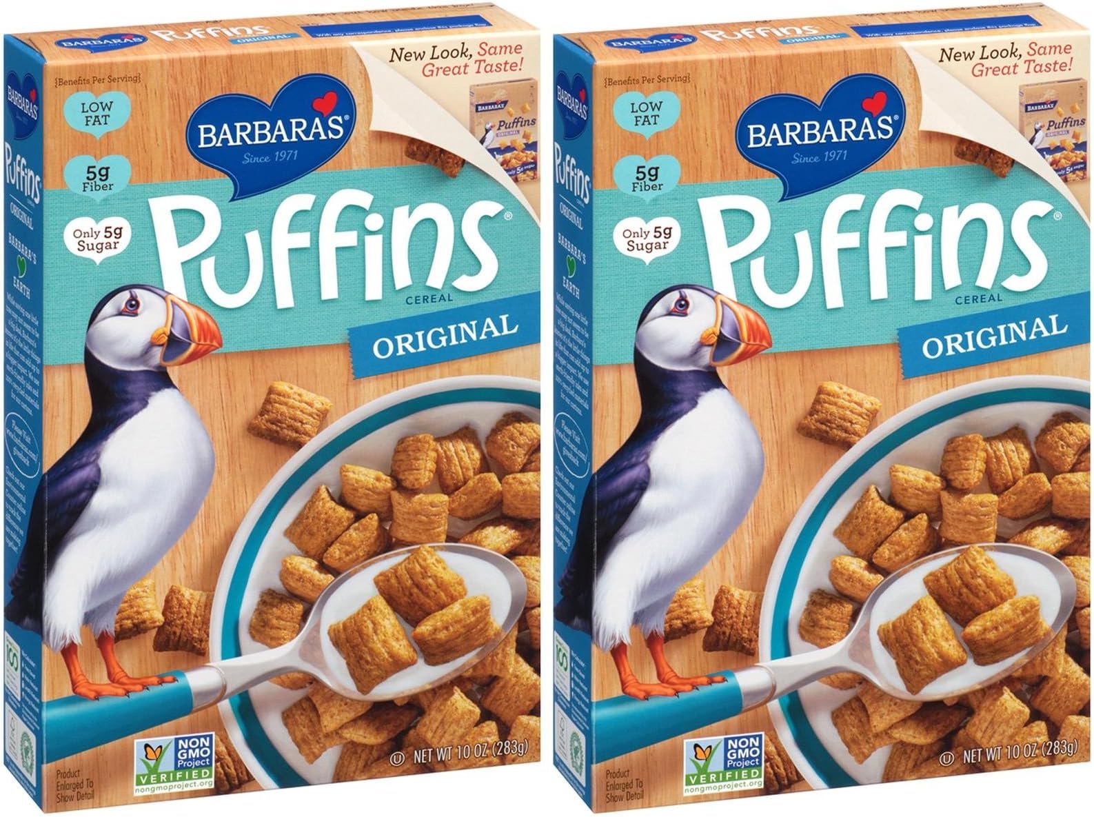 Barbara's Bakery Puffins Original, 2 pk