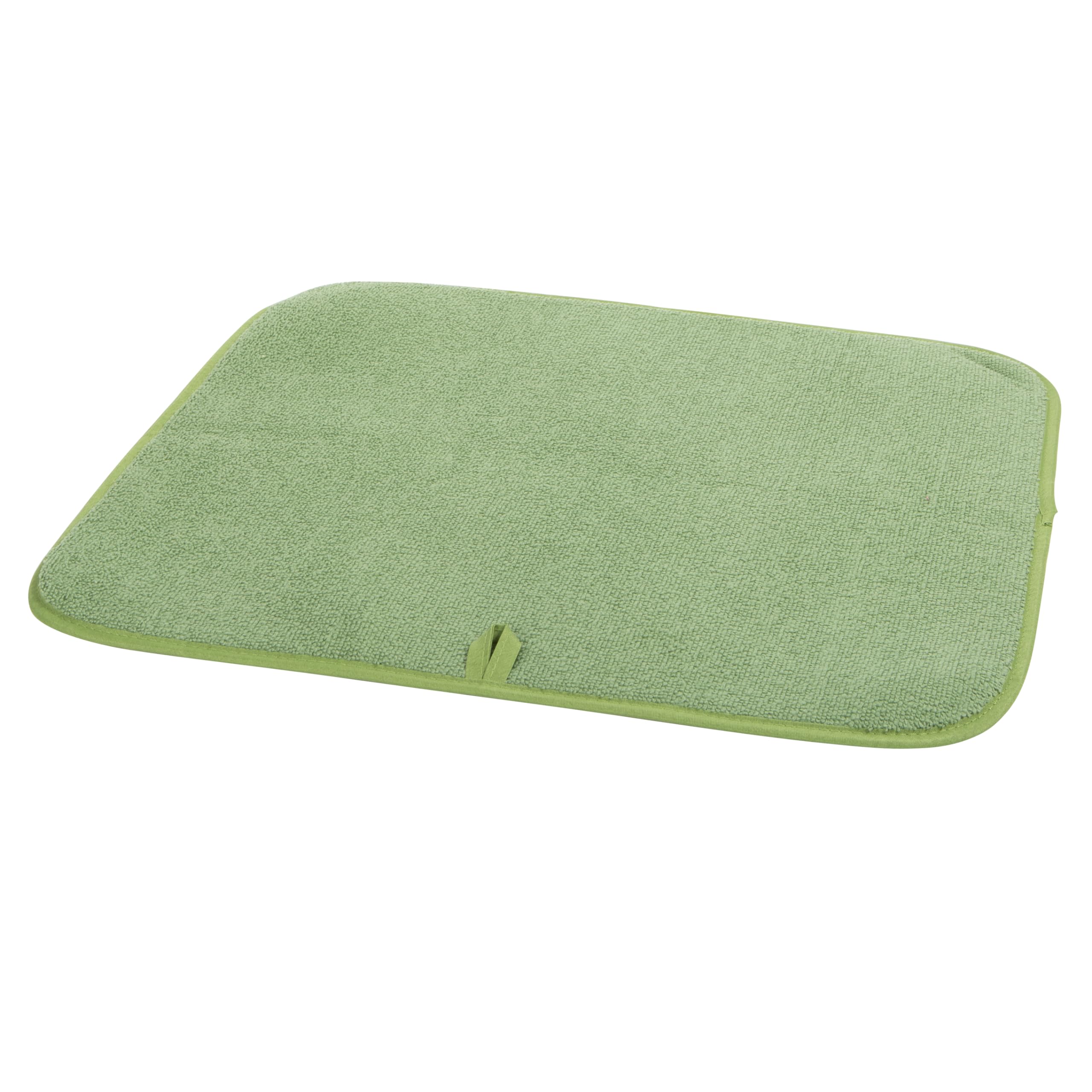 OGGI Saugfähige, wendbare Mikrofaser-Abtropfmatte für Küche, Geschirr-Trockenpad, 40,6 x 45,7 cm, groß, Salbei