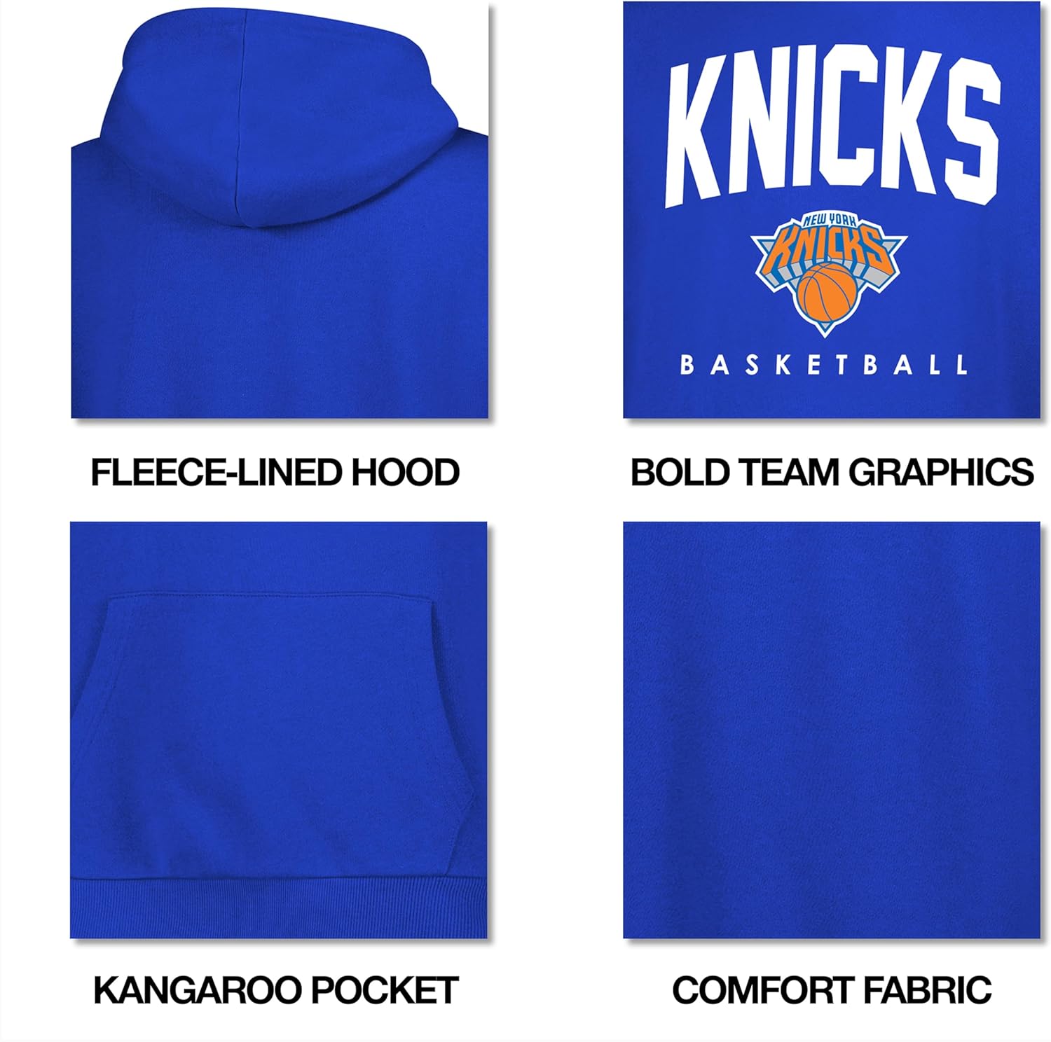 Ultra Game Boy’s NBA Official Super Soft Teamster Hoodie Sweatshirt - Image 5