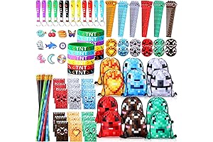 Pixel Miner Birthday Party Favor Supplies - The Perfect Party Essential for Minecraft Enthusiasts
