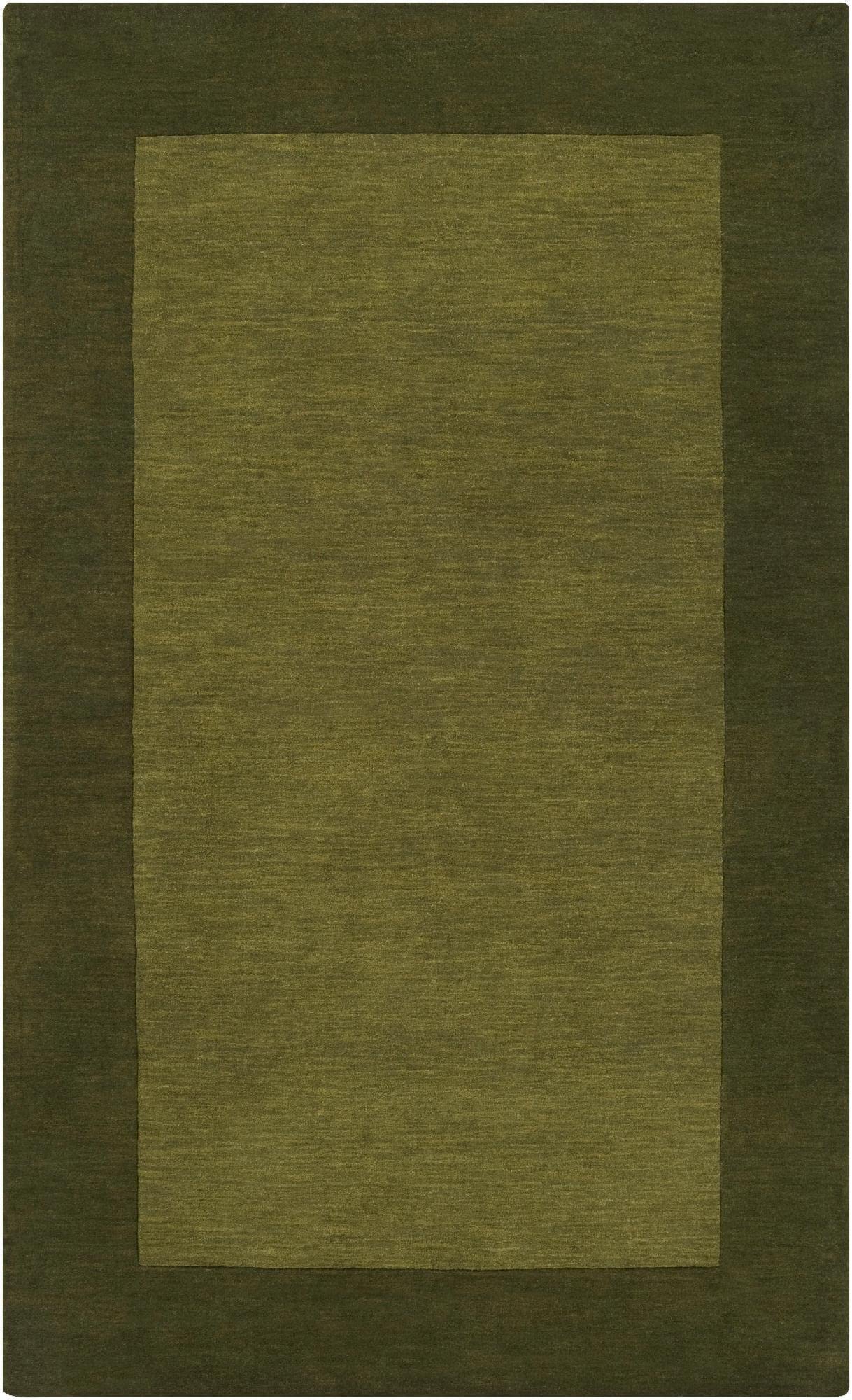 4' x 6' Mark&Day Wool Rugs,Reims Modern Olive Area Rug, Olive Green