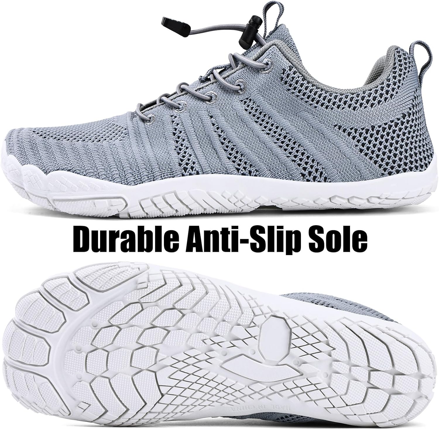 WateLves Water Shoes Men Women Barefoot Beach Aqua Socks Wide Swim Outdoor Walking Breathable Anti Slip Pool Shoes for Hiking Kayaking Diving Surfing