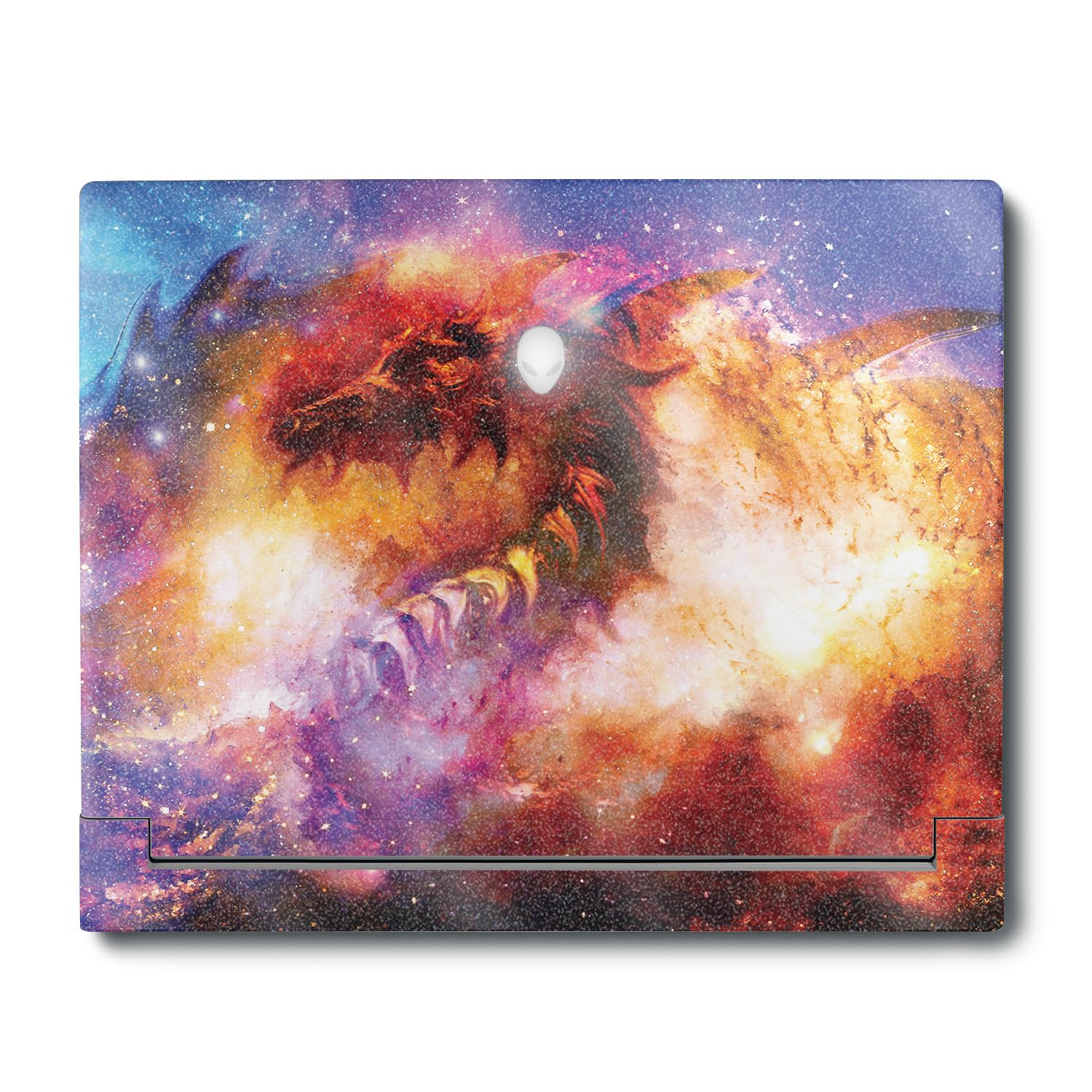 MightySkins Glossy Glitter Skin Compatible with Alienware X16 R1 (2023) Full Wrap Kit - Dragon Nebula | Protective, Durable High-Gloss Glitter Finish | Easy to Apply &amp; Change Styles | Made in The USA