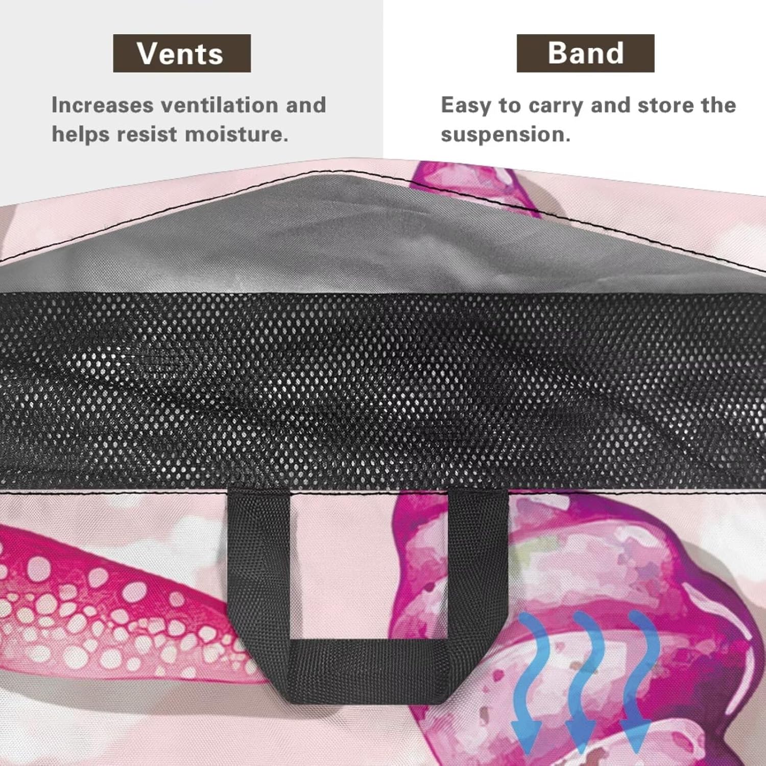 Pink Starfish Shell Print Patio Chaise Lounge Decor Cover, Heavy Duty Water Resistant Cover for Outdoor Pool Lawn Lounge Chair with Air Vent 1 Pcs, 68.11"L x 30.7"W x 30.7"H