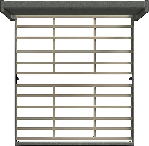 Miniatura 5 de Glenwillow Home Huppe - Marco de cama tapizado con plataforma MCM con botones, base de colchón, no necesita somier, fácil montaje, color piedra,