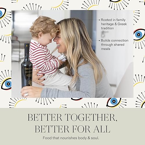 Miniatura 5 de Fancy Peasant Everything - Aceite de oliva, botella de 16.9 fl oz de aceite de oliva virgen extra griego, AOVE rico en polifenoles con aceitunas de