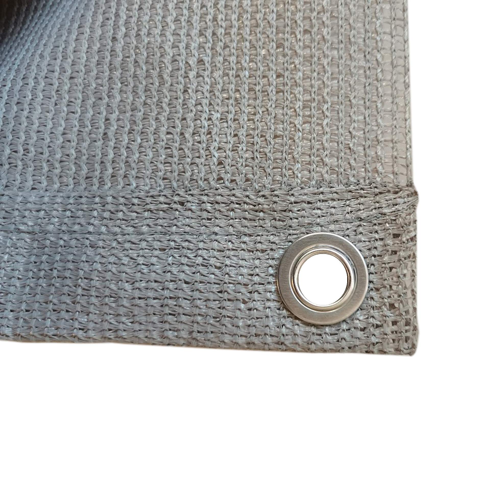 Rebecca Mobili Frangivento Balconi, Telo Coprivista Ringhiera, Grigio, Hdpe, Schermatura Uv Privacy - Misure: 0,9 x 5 mt (HxL) - Art. RE6547