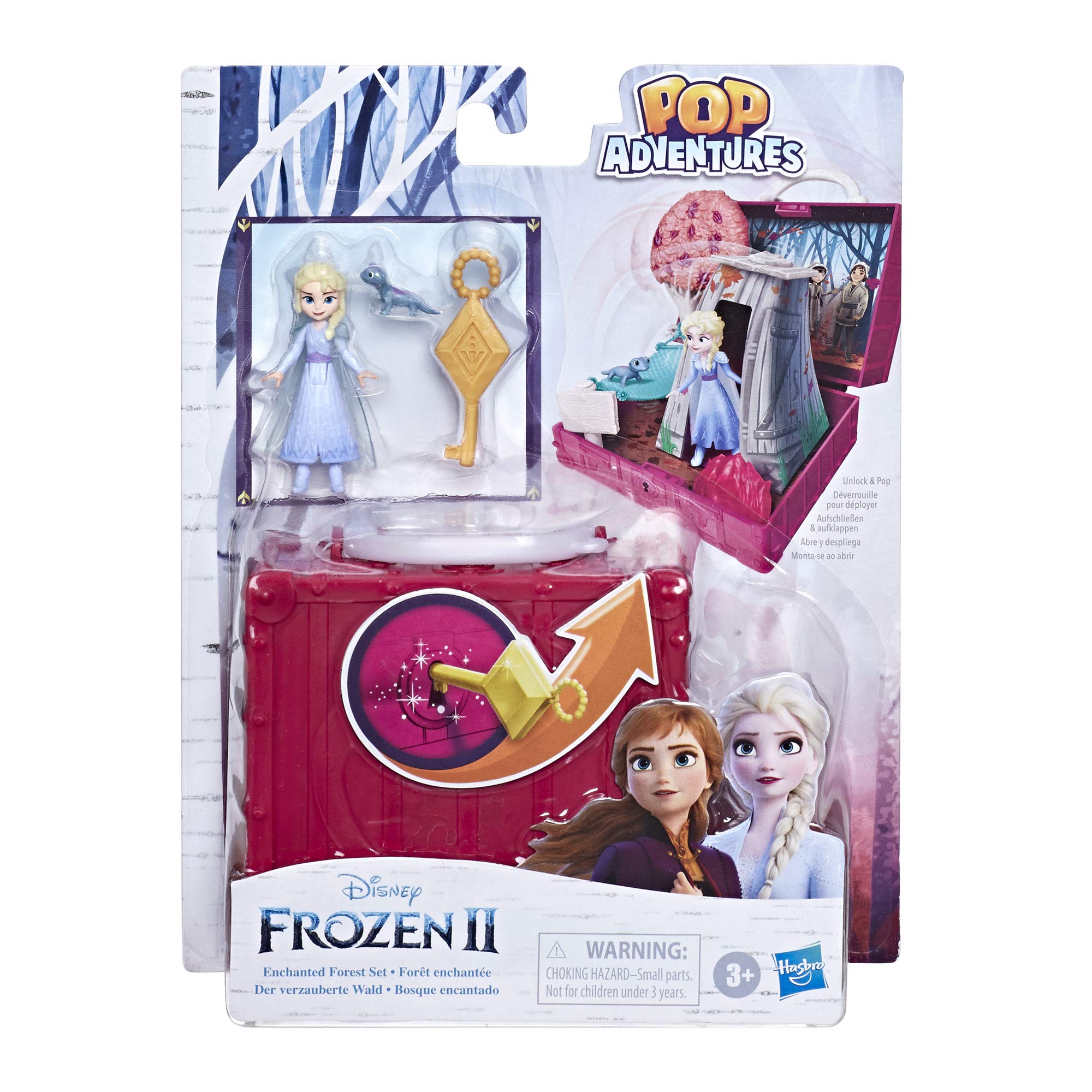 Disney Frozen Pop Adventures Enchanted Forest Set Pop-Up Playset With Handle, Including Elsa Doll, Toy Inspired 2 Film - Image 2
