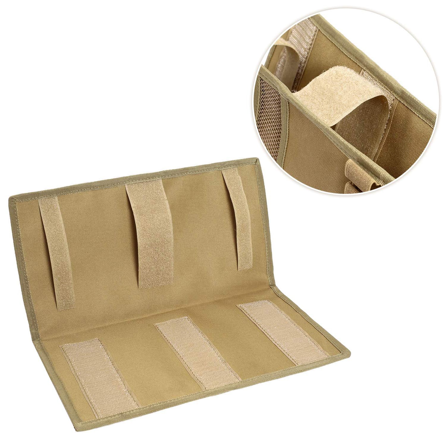 Molle Visier-Organizer Für Auto - 35x18cm, 1000D Nylon - Taktische Sonnenblende Mit 7 Taschen Für LKW & SUV