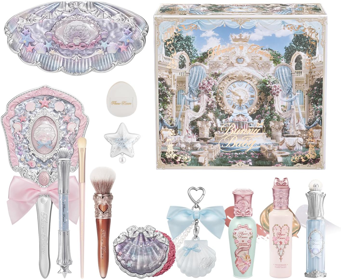 Flower Knows Shell's Jewel 12-Piece Collectible Beauty Gift Set