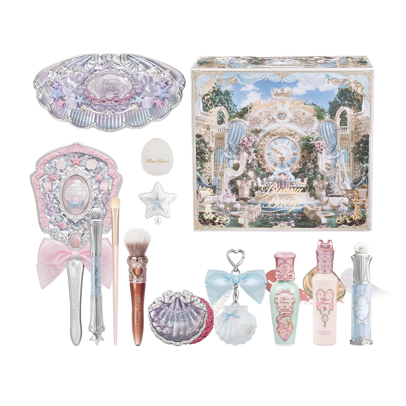 Flower Knows Shell's Jewel 12-Piece Collectible Beauty Gift Set