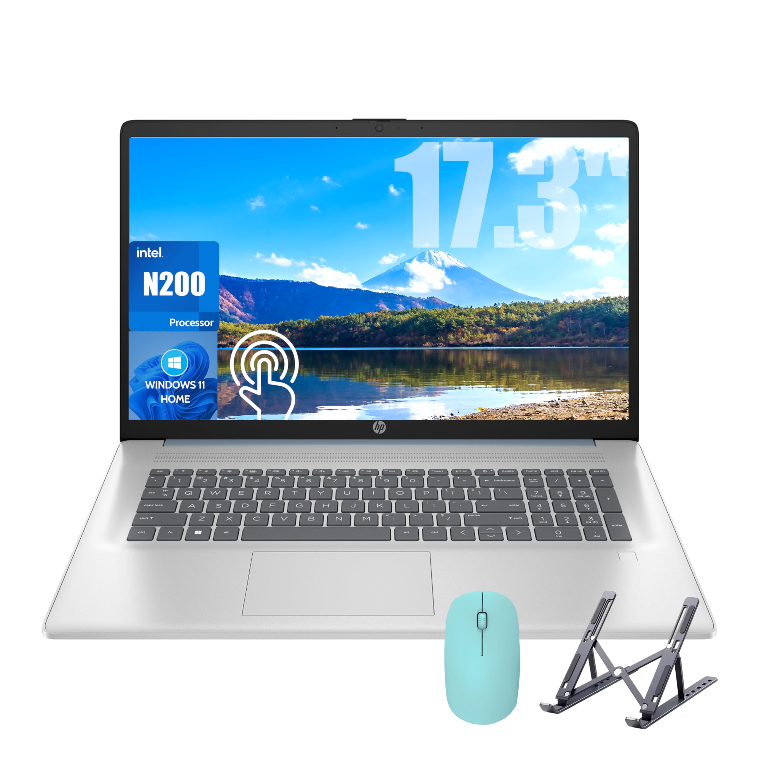 Amazon.com: HP 17 Laptop, 17.3'' Touchscreen Display, Intel Quad