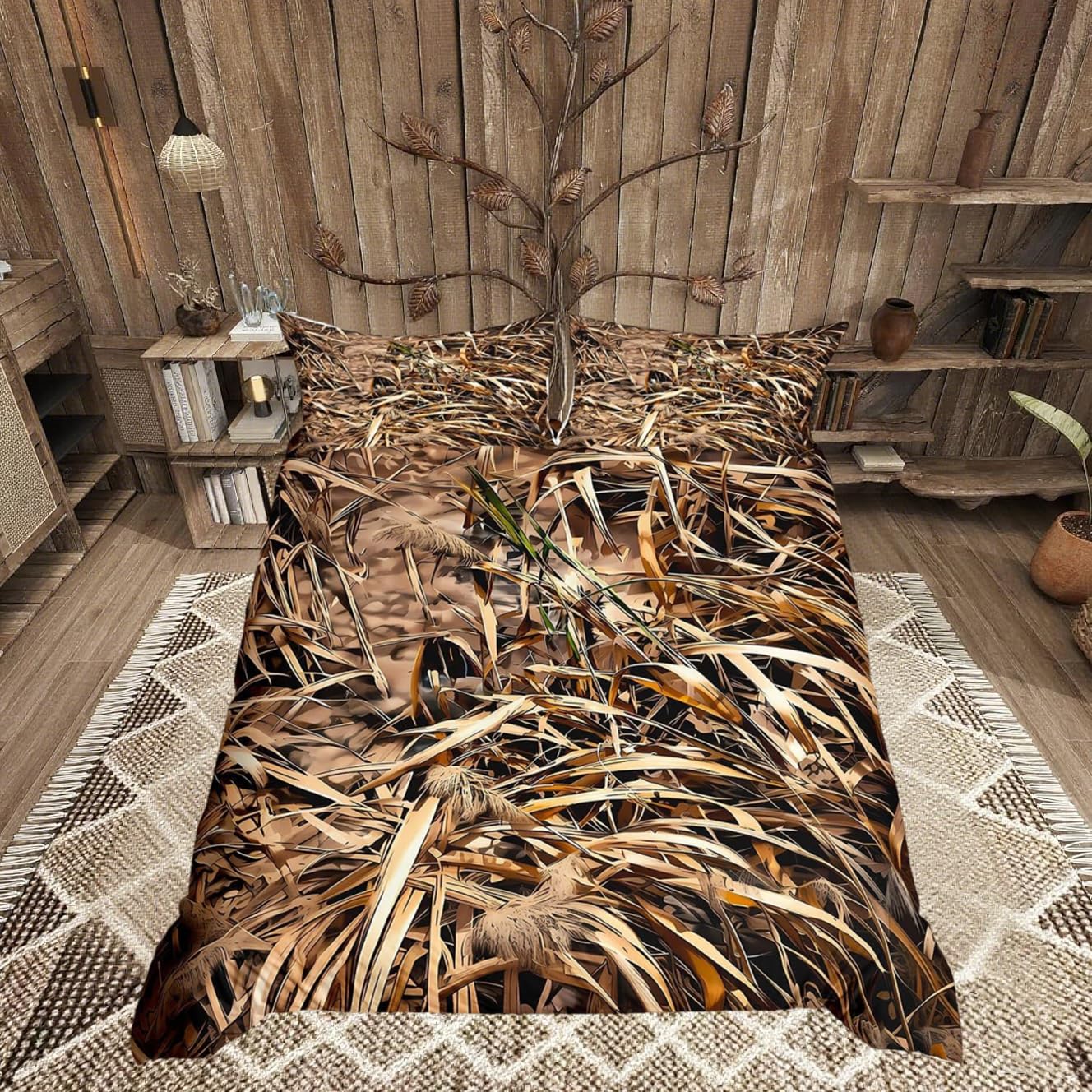 Housse de couette botanique douce pour le sommeil des ados