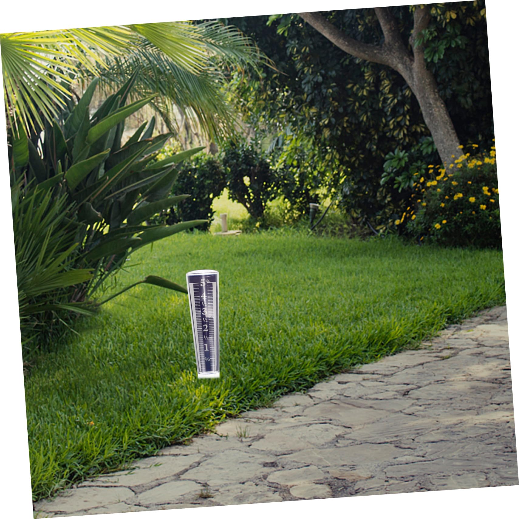 UPKOCH 4 Stück Pfahl-regenmesser Groß Ersatzschlauch Regenmesser Im Freien Messung Garten Regenmesser Meter Messgerät Im Freien Wasserdicht Werkzeug Transparent Gartenbedarf P.s Blue