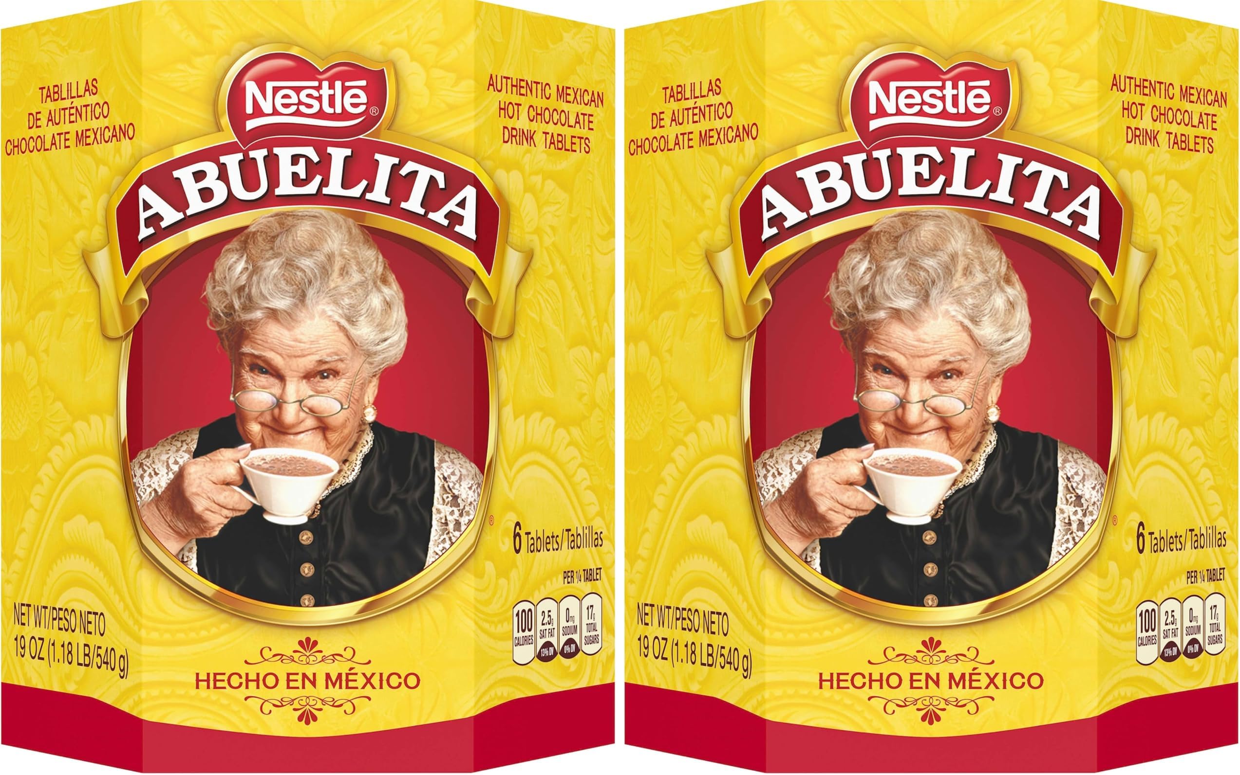 Nestle Abuelita Mexican Hot Chocolate Tablets (Pack of 2)