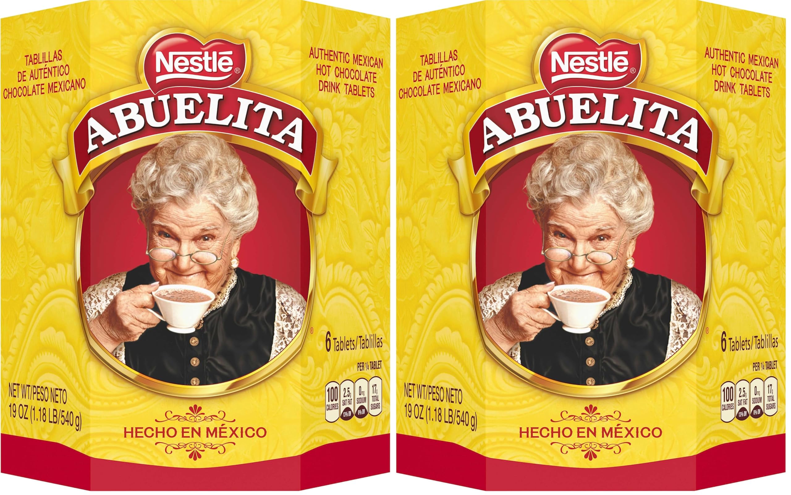 Nestle Abuelita Mexican Hot Chocolate Tablets (Pack of 2)