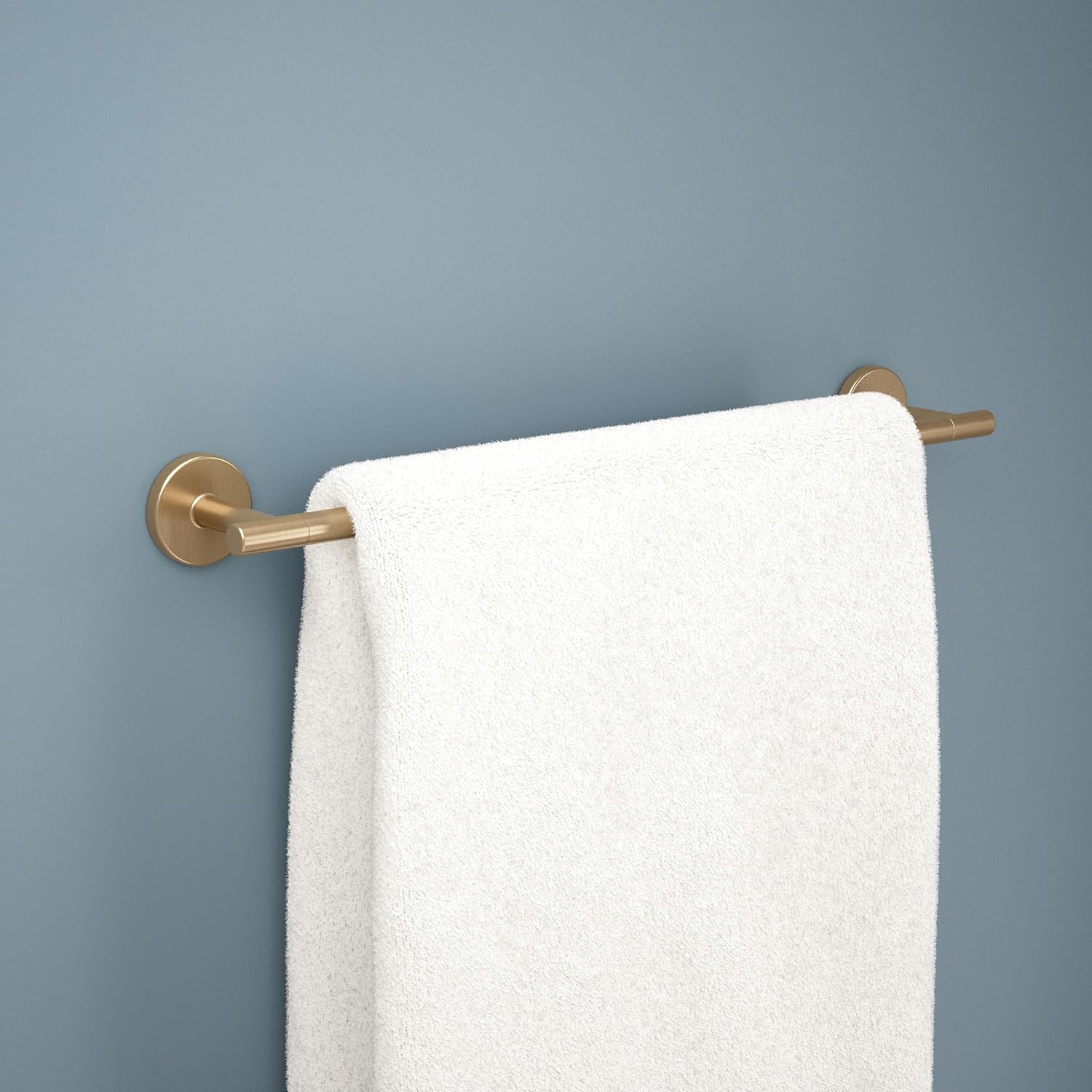 delta 75918-cz trinsic 18 in. towel bar in champagne bronze