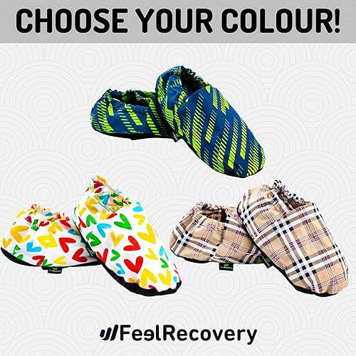 Miniatura 6 de Pantuflas térmicas para microondas  Botas de microondas para pies fríos  Pantuflas Warmies  Calentador de pies para pies doloridos  Funda lavable,