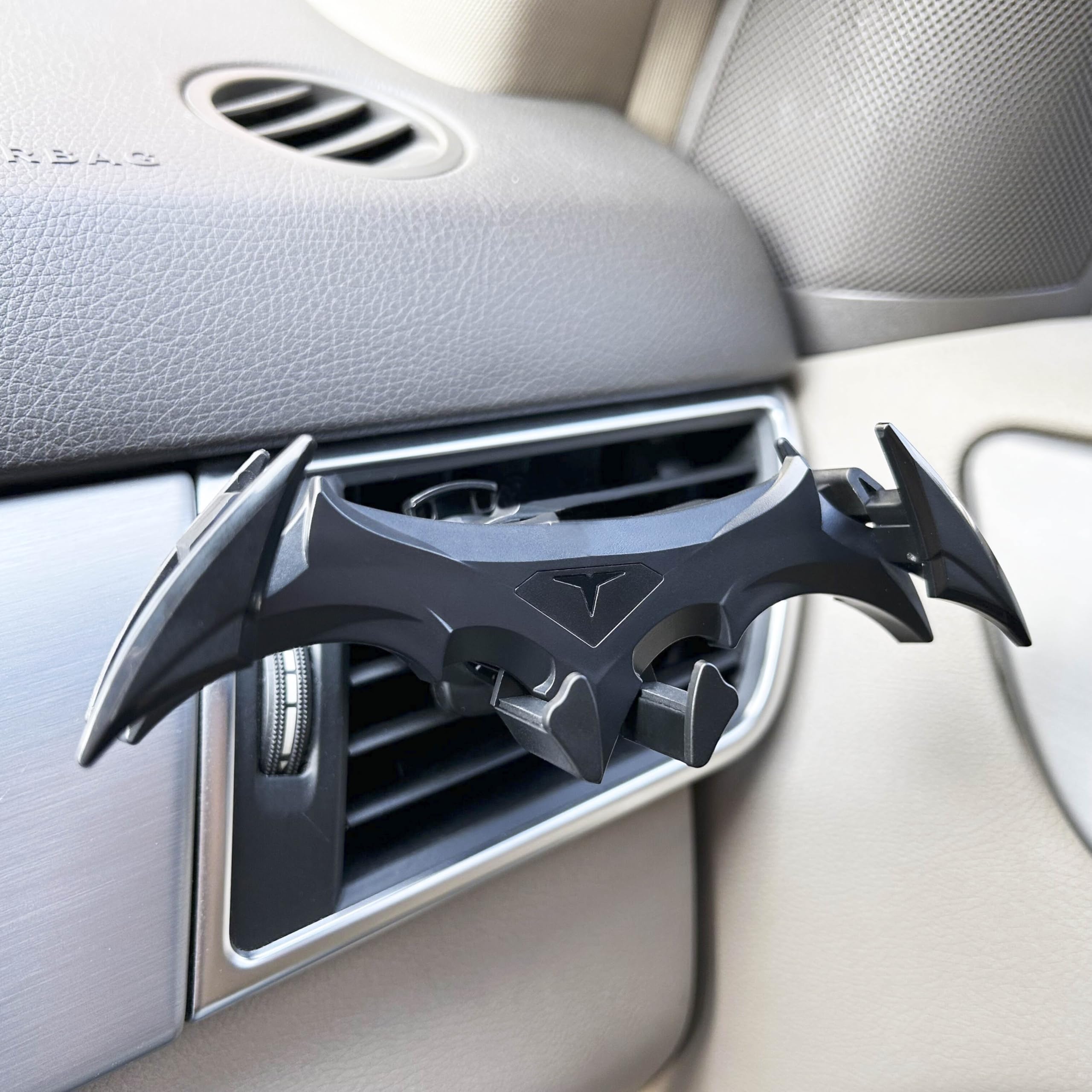 Soporte de teléfono de murciélago oscuro para escritorio, soporte creativo para teléfono de mesa de murciélago, soporte único para teléfono celular para accesorios de escritorio para