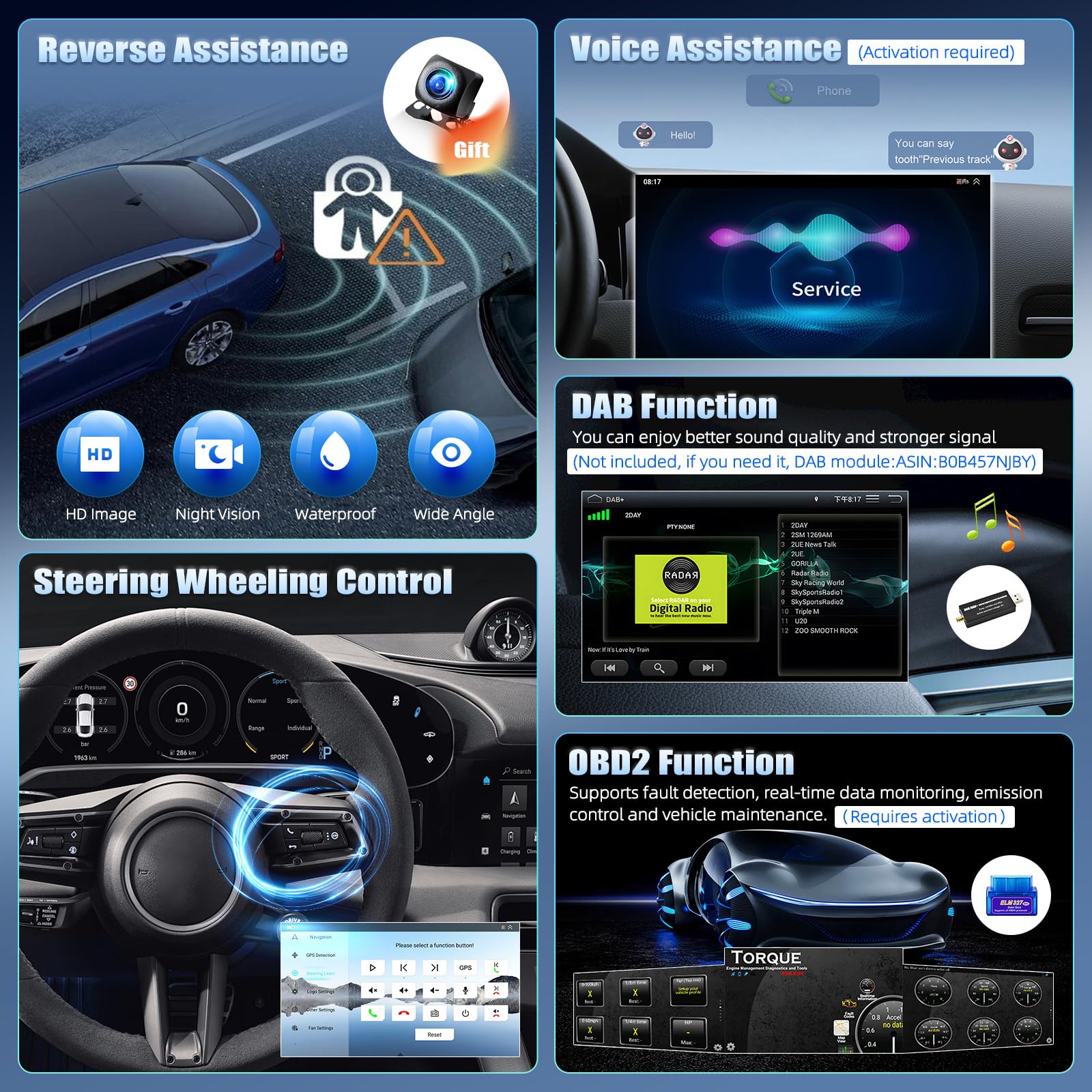 CAMECHO [8-rdzeniowy Snapdragon 4+64 GB] odtwarzacz samochodowy z Androidem 15 i bezprzewodowym CarPlay dla BMW 5 E39 E53 M5 X5 (1996–2007) nawigacja DSP 9-calowy ekran WiFi Android Auto RDS