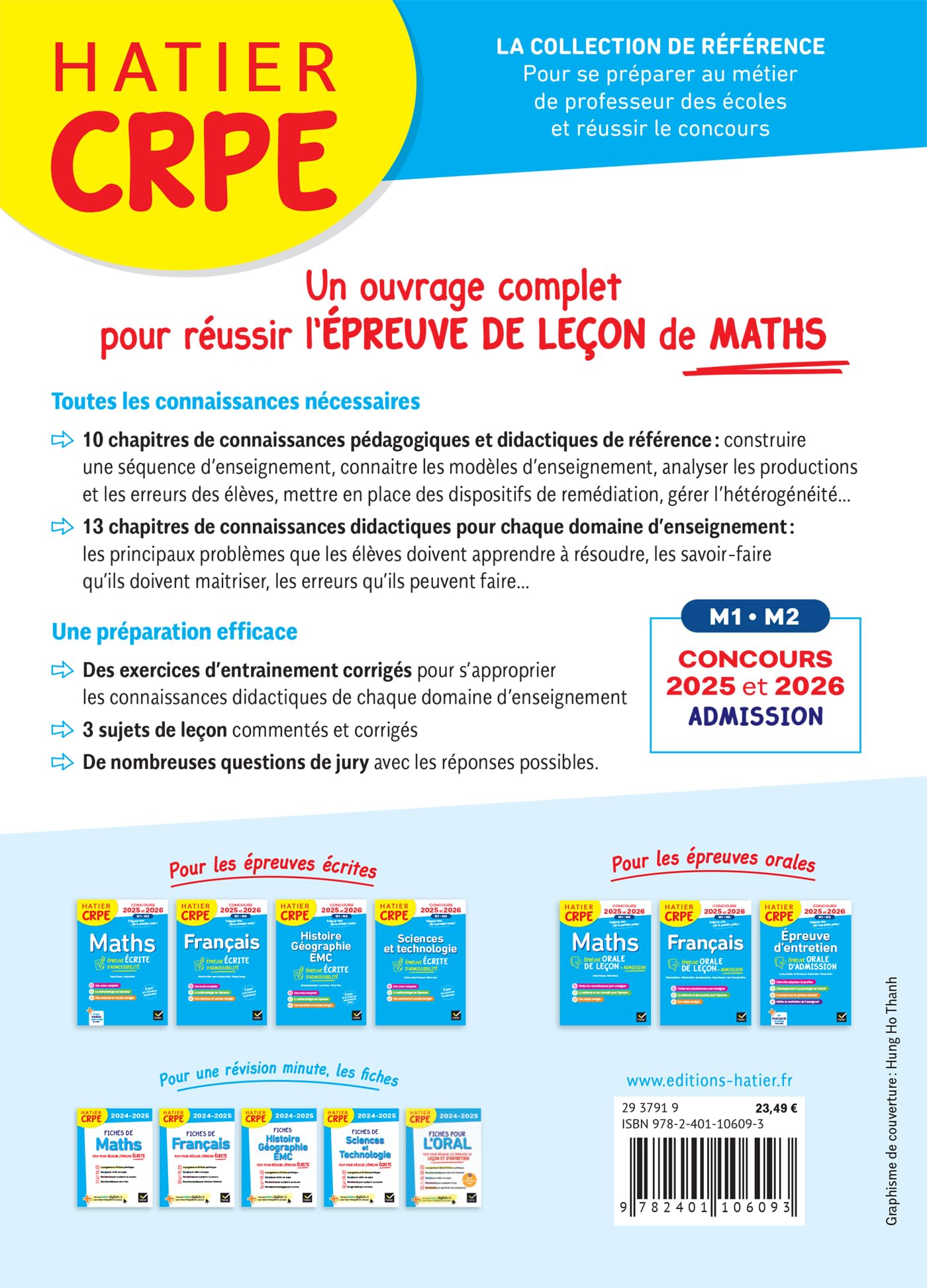 Mathématiques - CRPE 2026-2027 - Epreuve orale d'admission