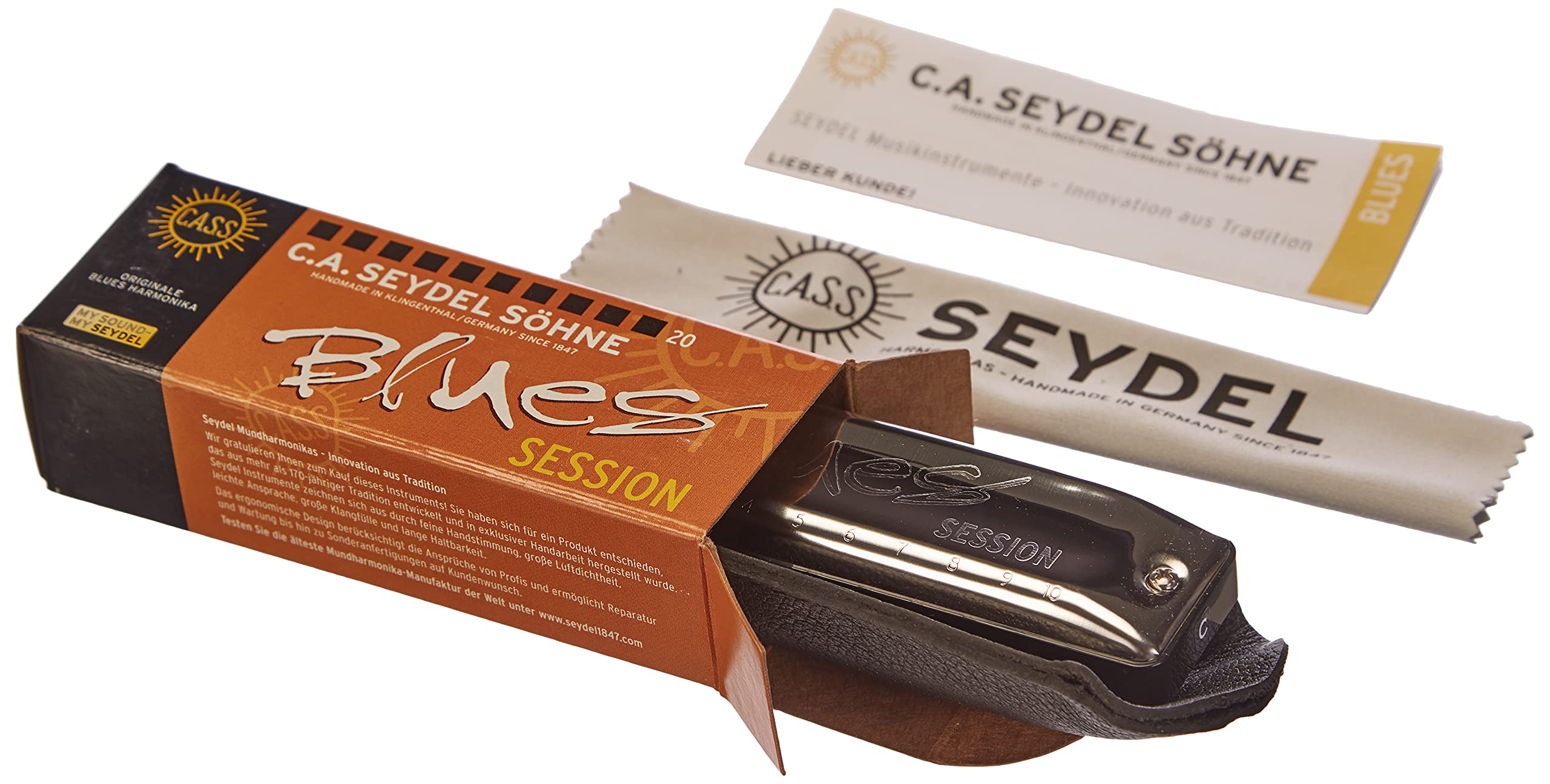 Seydel Armonica a bocca Blues Session Low LF (etichetta in lingua italiana non garantita)