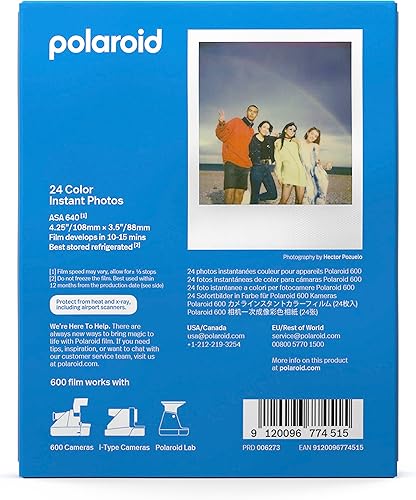 Miniatura 3 de Polaroid Color 600 Film Triple Pack, 24 Fotos (6273)