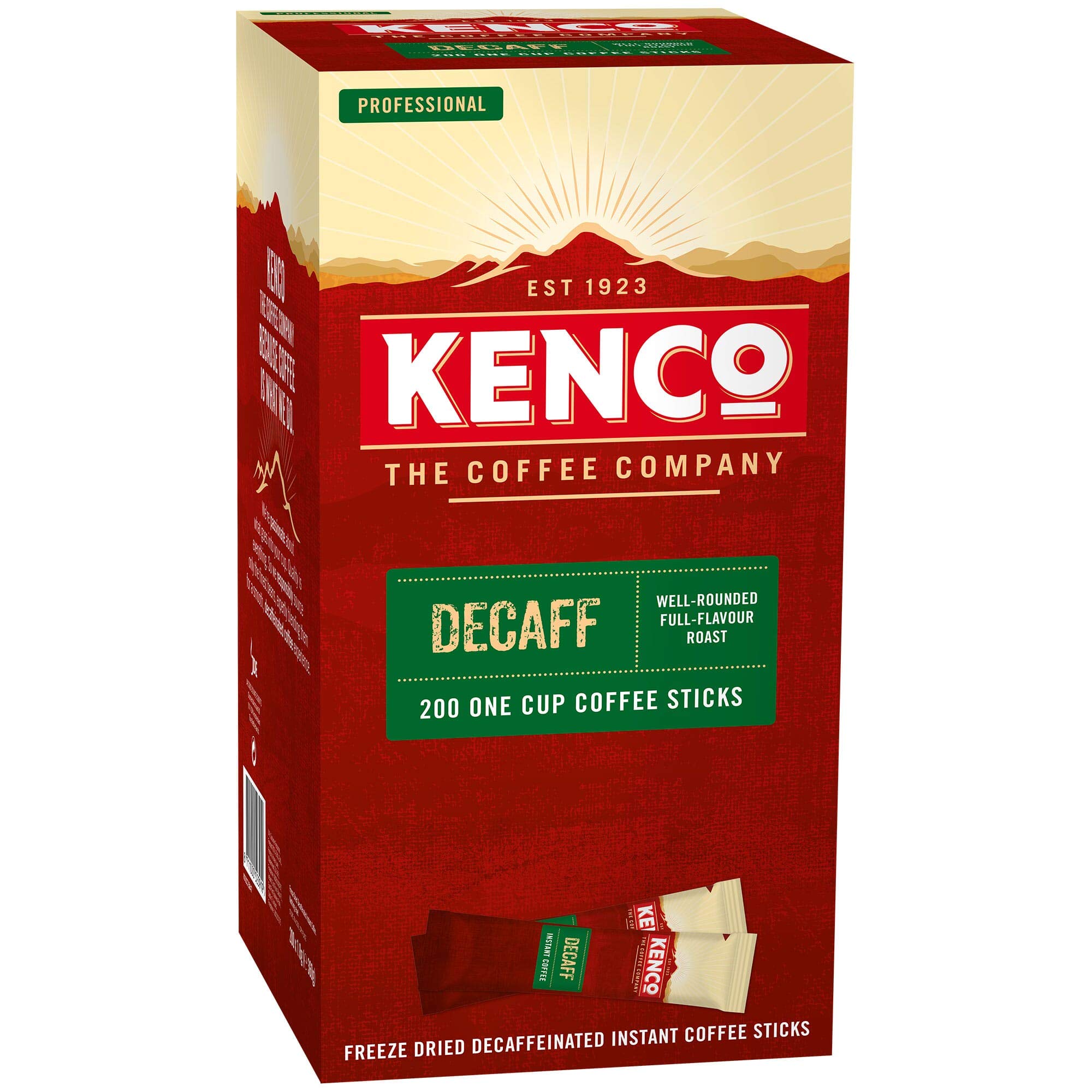 Kenco Palillo de café profesional Decaff - 4x200stick