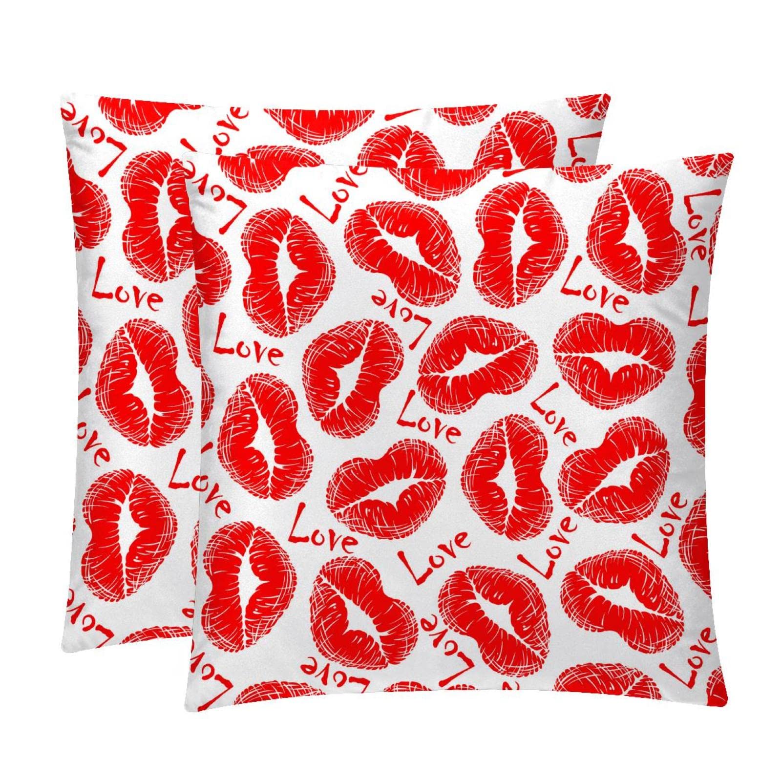 Housse de coussin lombaire amour moderne pour un intérieur chaleureux et doux