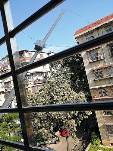 Miniatura 5 de Antena de bucle de versión actualizada MLA-30+ Plus 0.5-30MHz Anillo a prueba de lluvia Antena de recepción activa de bajo ruido de onda corta media