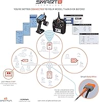 Vista 6 de Spektrum Smart RC LiPo Battery Pack: 5000mAh 2S 7.4V 30C with IC3 Connector (EC3 Compatible), Hard Case, SPMX50002S30H3 , Black