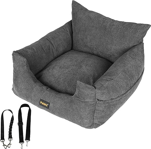 PaWz Pet Car Booster Seat Dog Protector Portable Travel Bed Removable