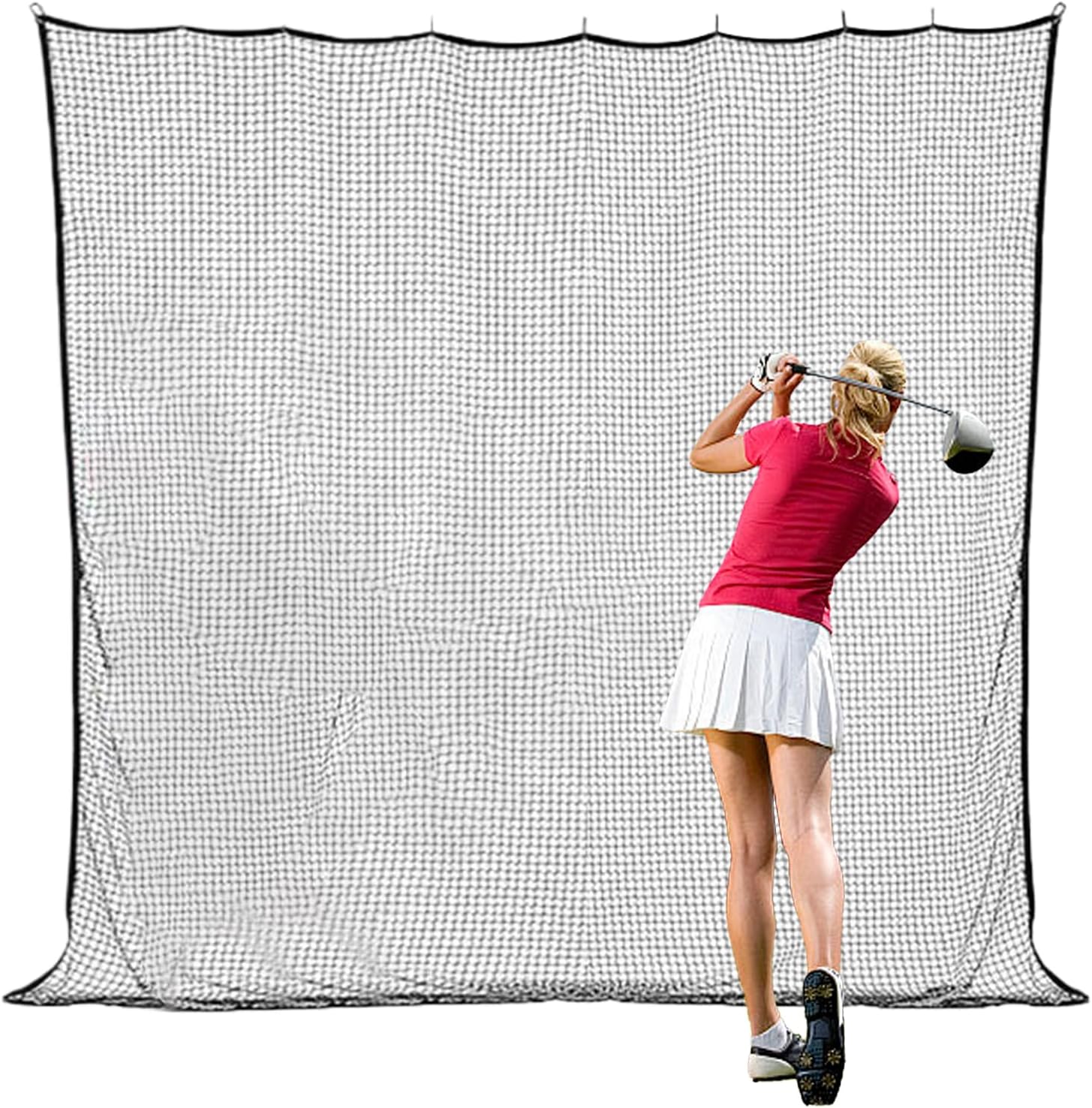 Sports Blocking Net - Outdoor Training Hitting Net, Golf Ball Netting Practice Fence | Driving Hockey Chipping Net, Outdoor Simulator Net, Heavy Duty Home Range Golf Net for Indoor Outdoor Garden