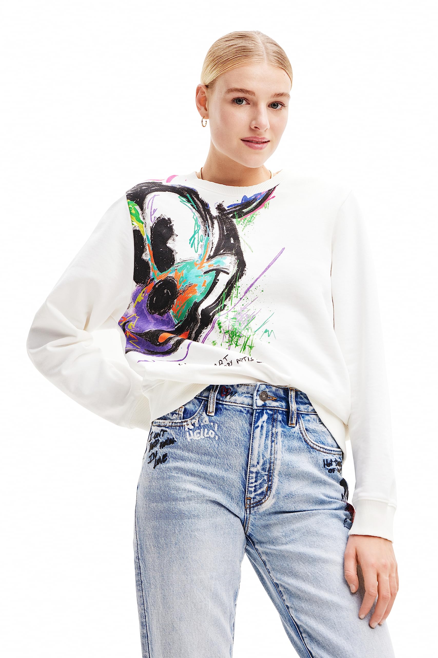 DesigualWomen's Arty Mickey Mouse Sweatshirt