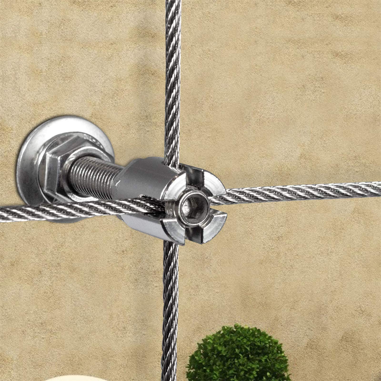 Supporto per piante rampicanti,Traliccio in filo di acciaio inossidabile per piante rampicanti di formazione (12M)