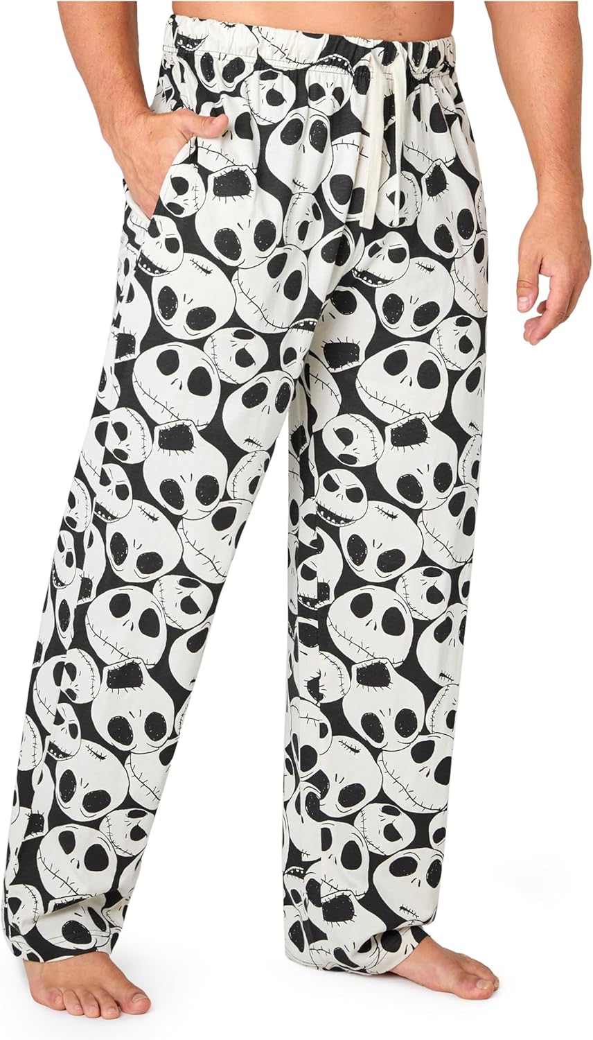 Disney Mens Pajama Pants Comfy Lounge Pants with Pockets Soft Loungewear Sleepwear Casual PJs Nightwear Gifts for Men