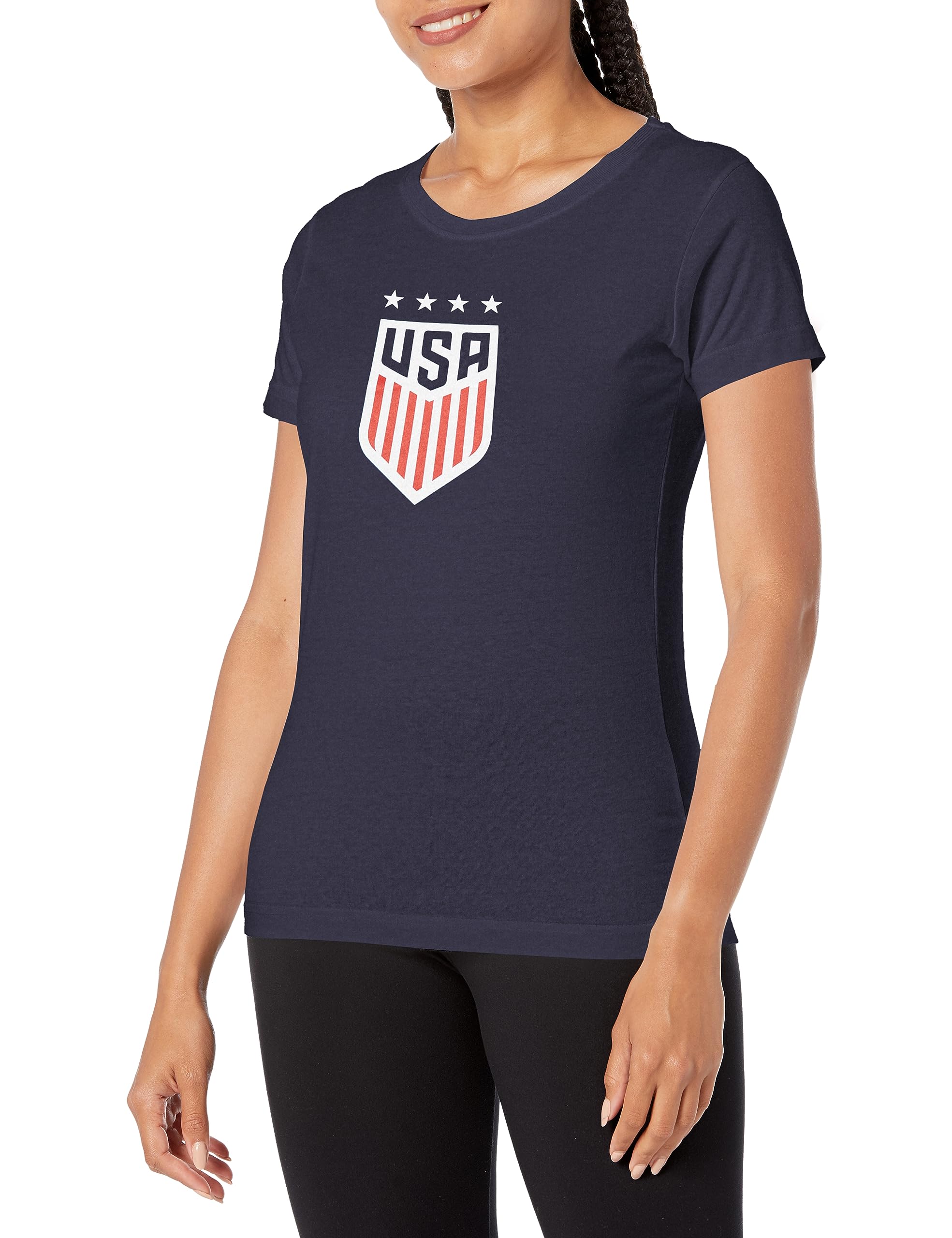 Camiseta USA National Team Transpirable Algodón Marino Outerstuff Mujer S 3