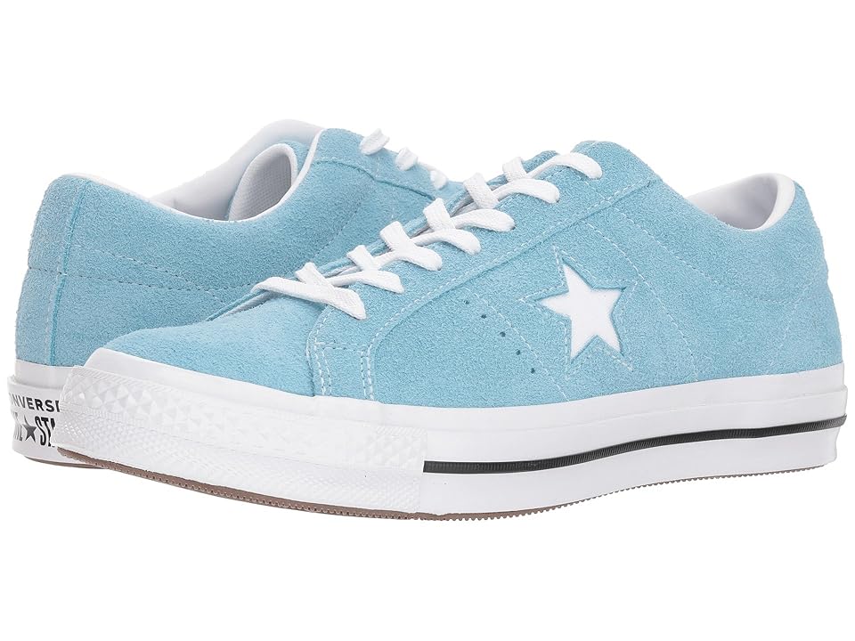

Converse One Star - Suede Ox (Shoreline Blue/White/White) Shoes