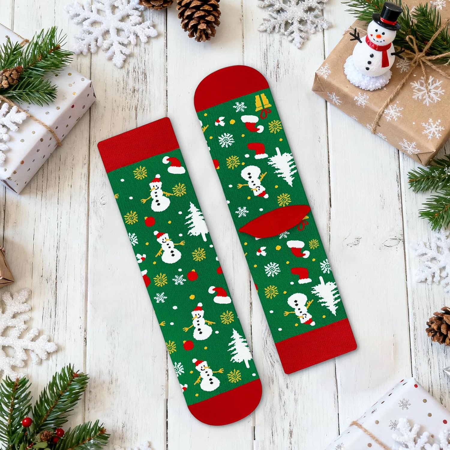 Funny Christmas Socks for Men Women Teens Boys - Novelty Funky Socks - Fun Xmas Gifts Ideas Stocking Stuffers - Image 2