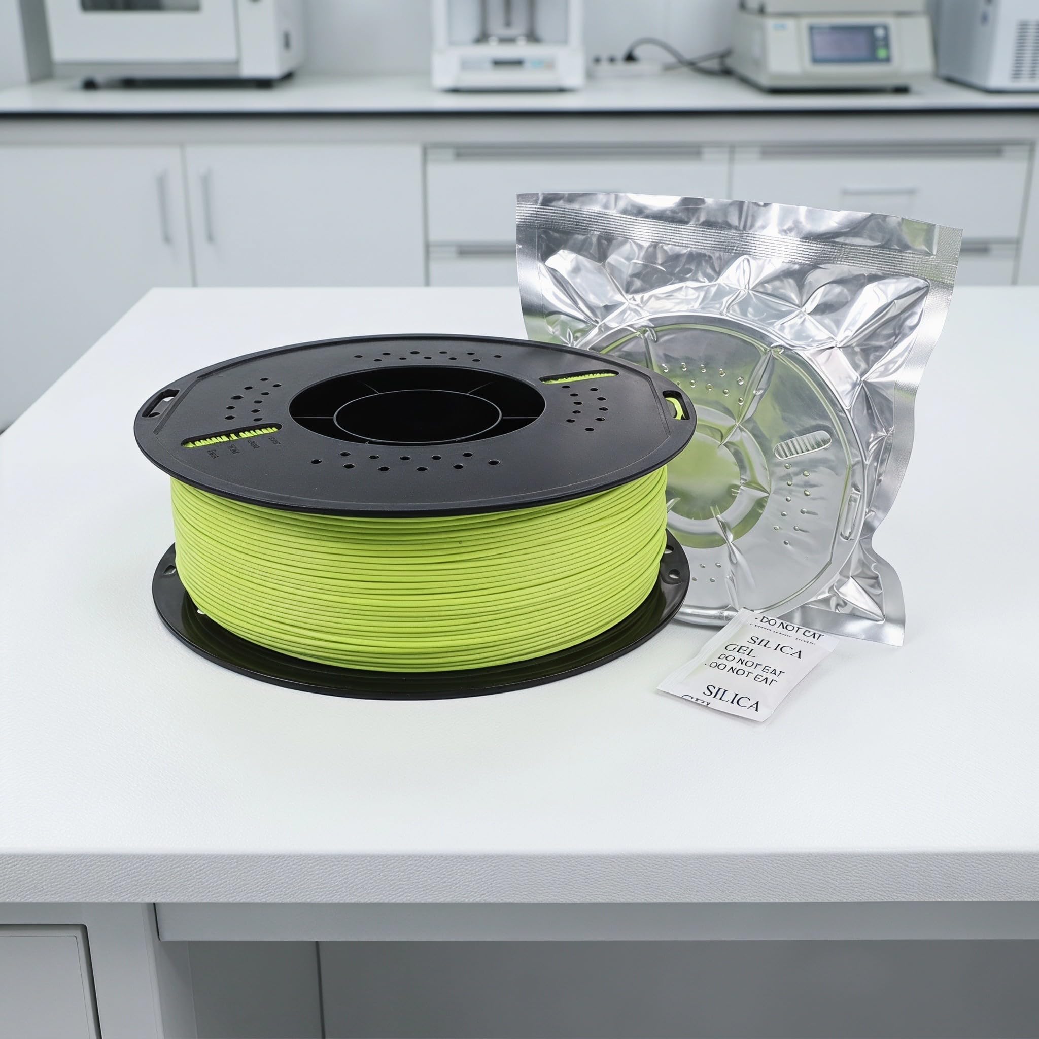 Filamento Pla para Impresora 3d Color Verde Alta Precisión y Acabado Mate