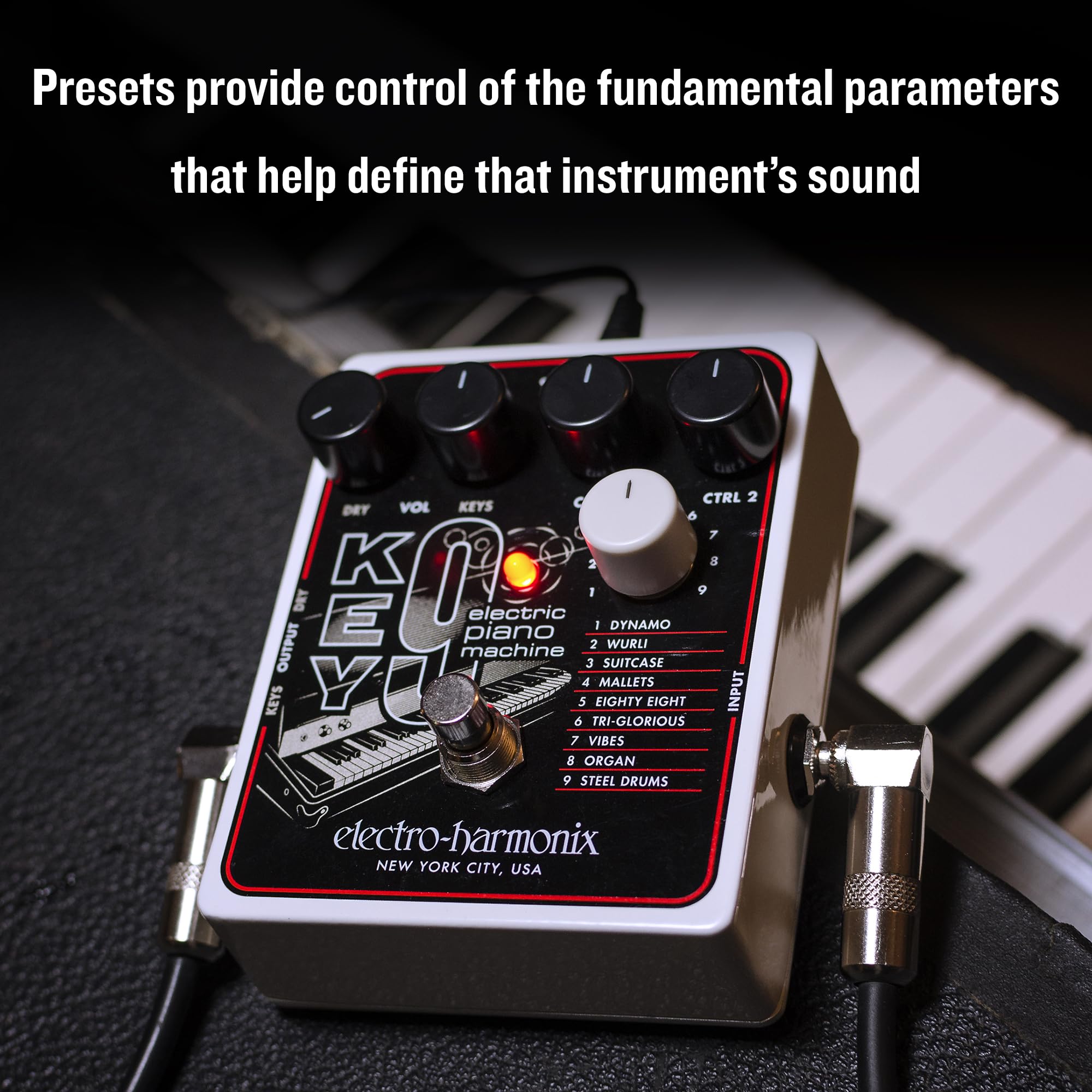 Amazon.com: Electro-Harmonix KEY9 Electric Piano Machine Pedal