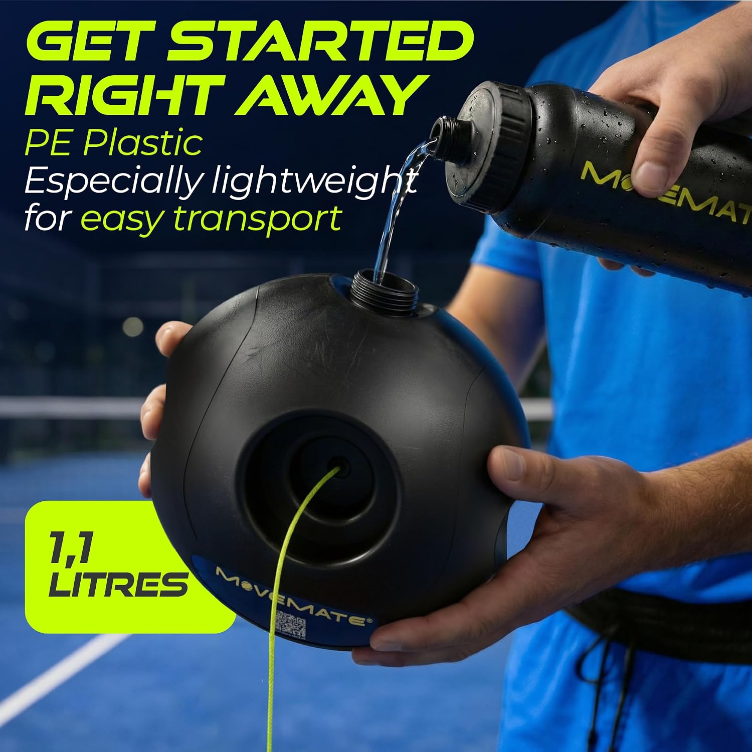 MOVEMATE Wilson® Tennis Padel Training Device with Ball | Innovative Leisure Equipment for Outdoor Play and Training in the Garden