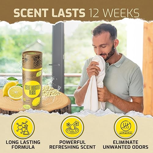 Miniatura 5 de Potenciadores de aroma para lavadora, aroma de limón silvestre, cuentas potenciadoras de lavandería a granel y desodorante de olor a tela, cápsulas