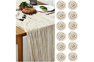 Elegant Cheesecloth Table Runner: Enchant your Events with Rustic Charm